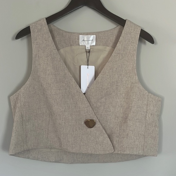 Line and Dot Angela Button Vest New w/Tags Size M - Picture 2 of 6